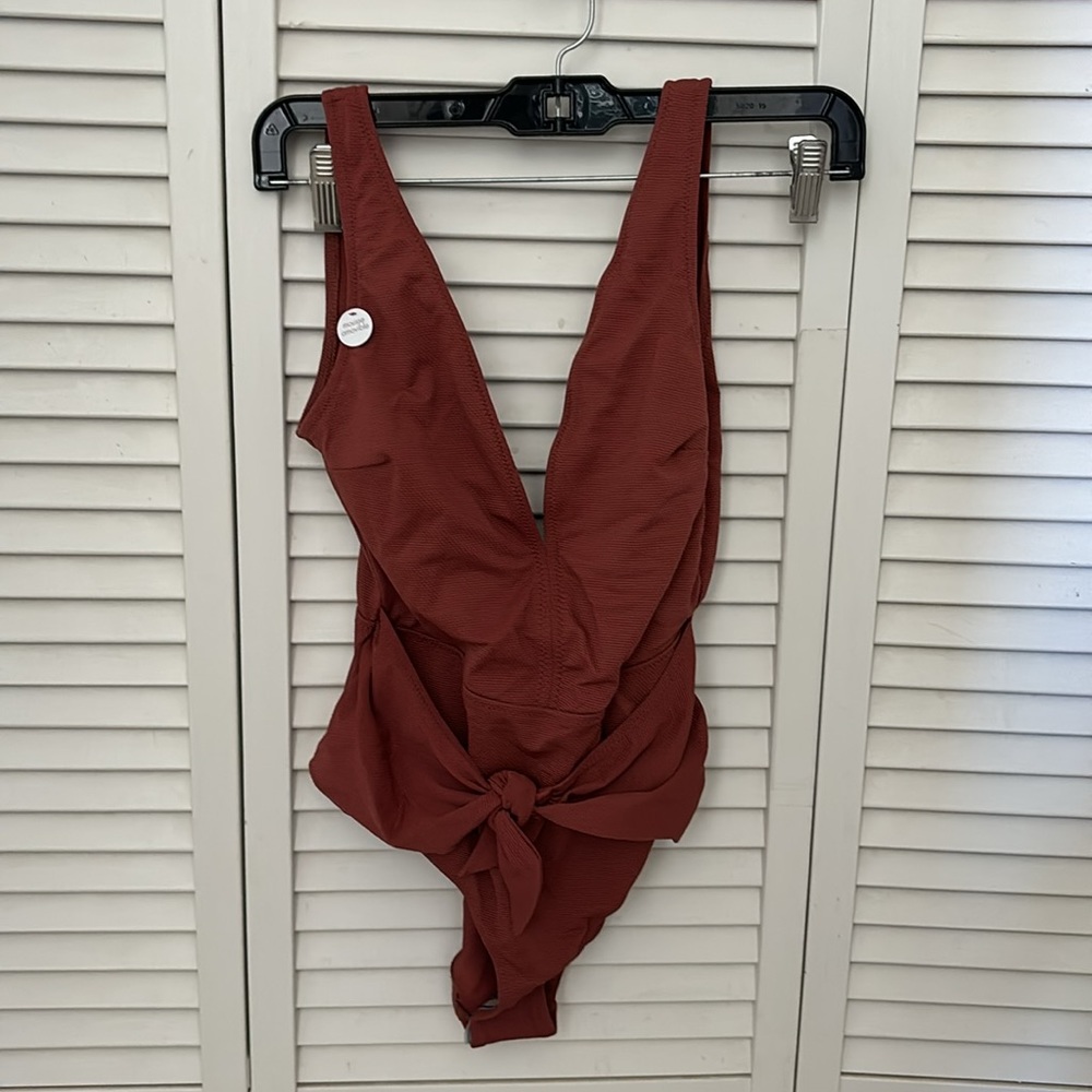 NWT Terracotta One Piece Swimsuit Sz 36/S